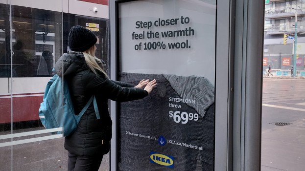 Copied from strategy - ikea throw inside